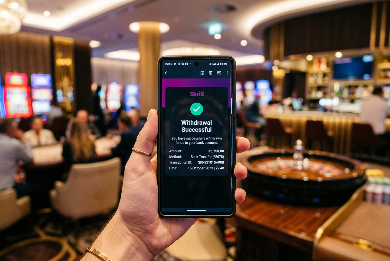 Digital timer showing rapid transaction speed for casino withdrawals